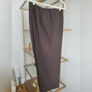 Brown Crepe Talbots Trousers (lined)